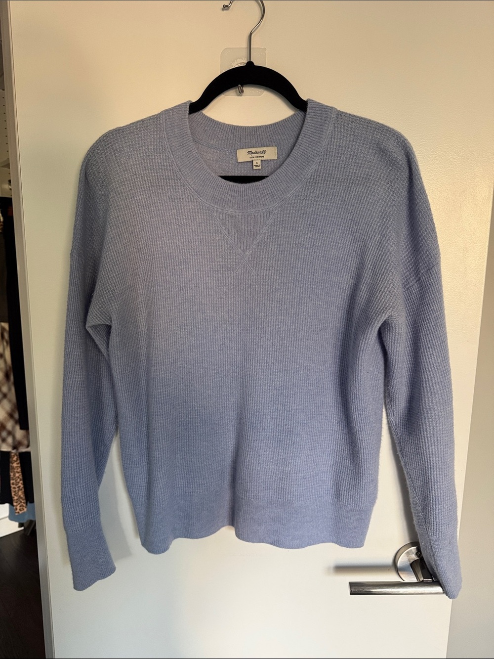 Madewell Pastel Lavender Crewneck Sweater